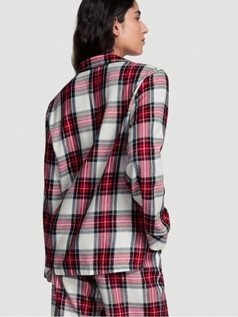 Victoria’s Secret Plaid Flannel PJ Pajama Top